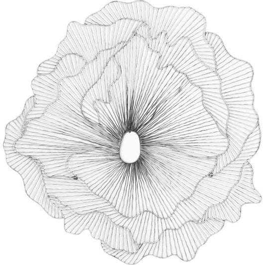 Poppy Flower Wall Art by Phillips Collection. Made from metal in a modern style.