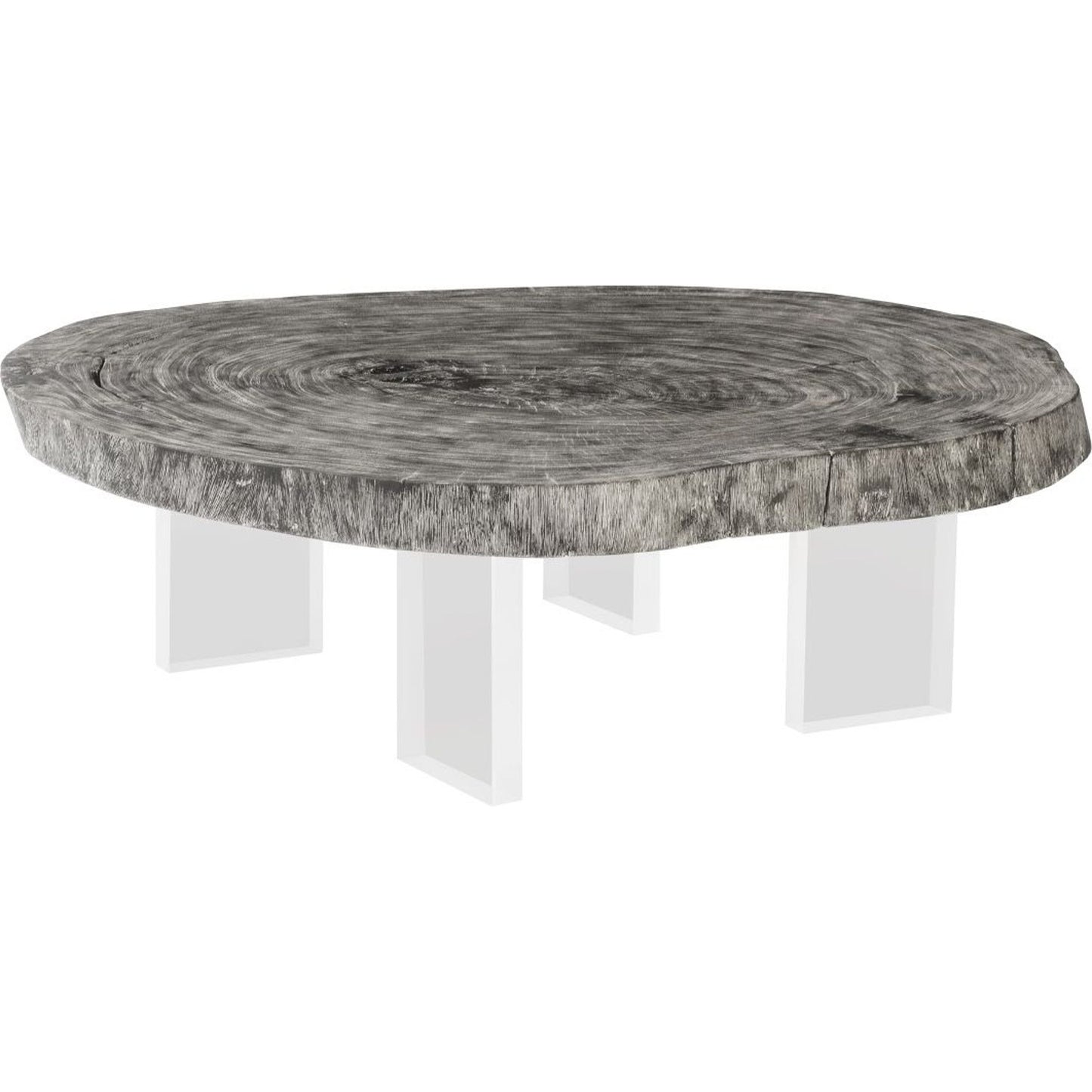001 SR-820376 | Primary Silo | Floating Coffee Table with Acrylic Legs by Phillips Collection. Made from wood, chamcha wood acrylic in a modern style.