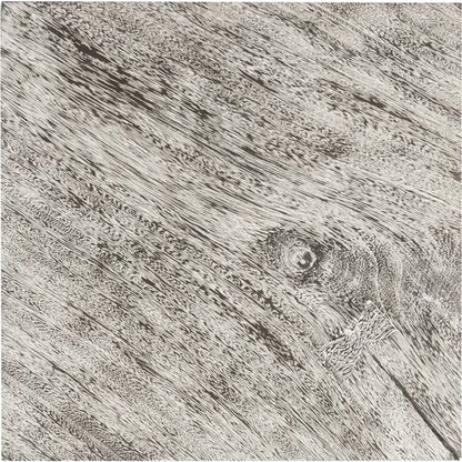 Geometry Stool by Phillips Collection in gray stone. Made from wood in a modern style.