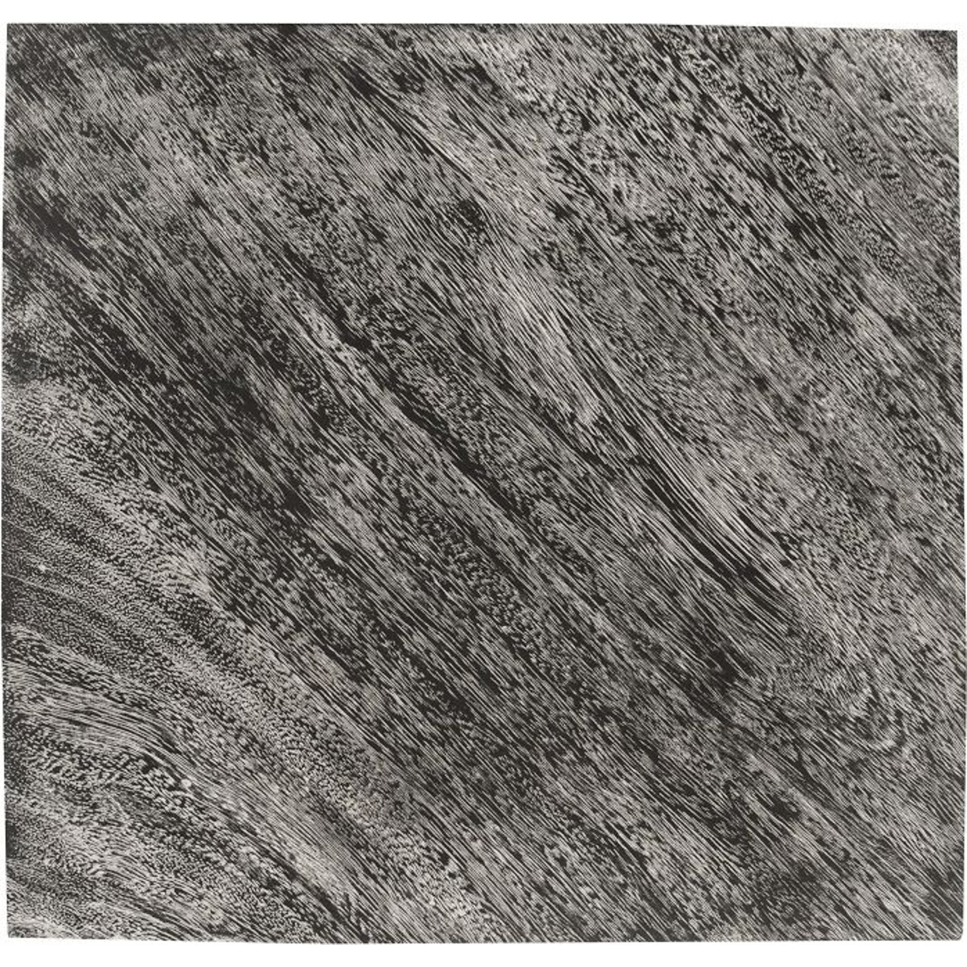 Geometry Side Table by Phillips Collection in gray stone. Made from wood in a rustic style.