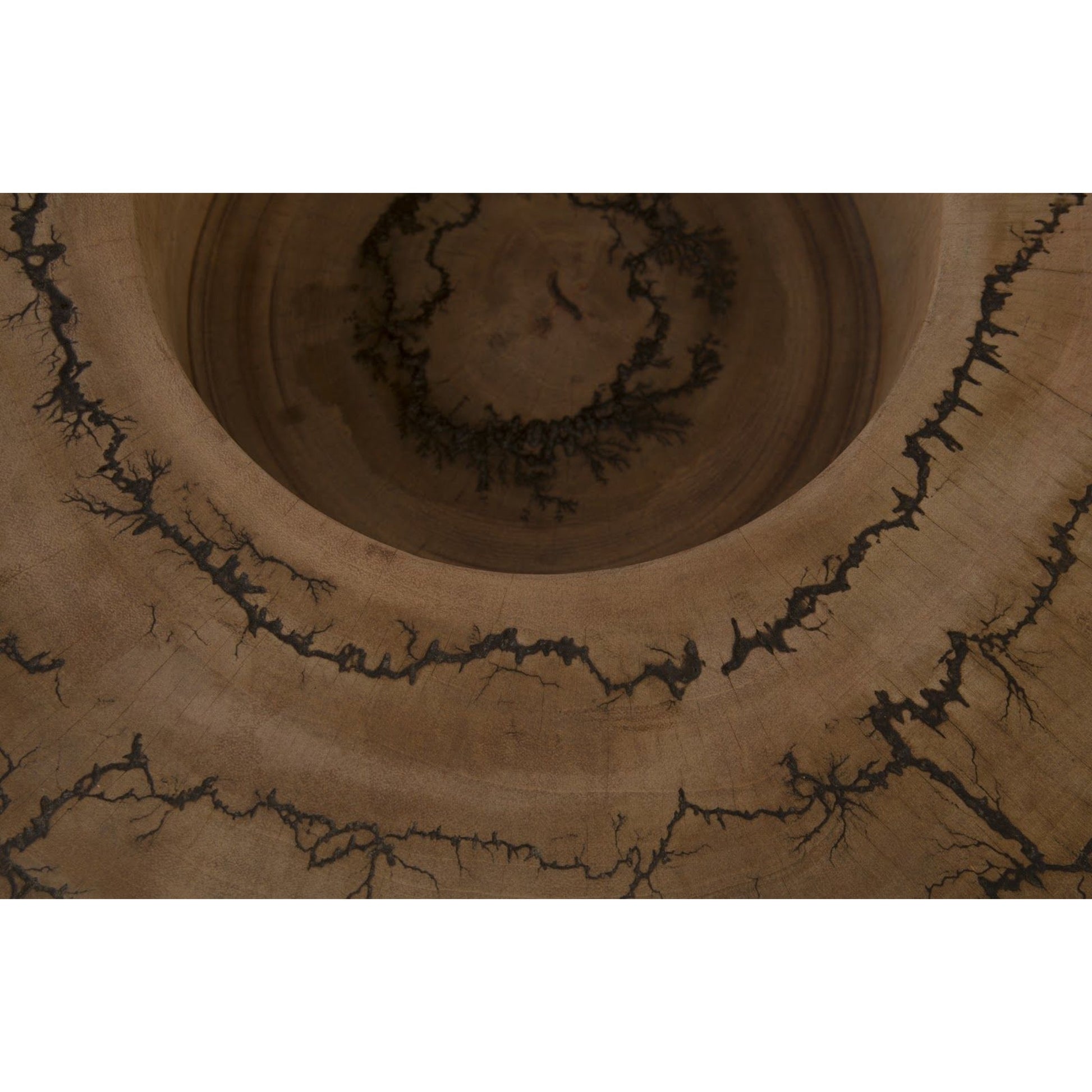 Lightning Bowl by Phillips Collection in brown and natural, charred. Made from wood in a eclectic & global style.