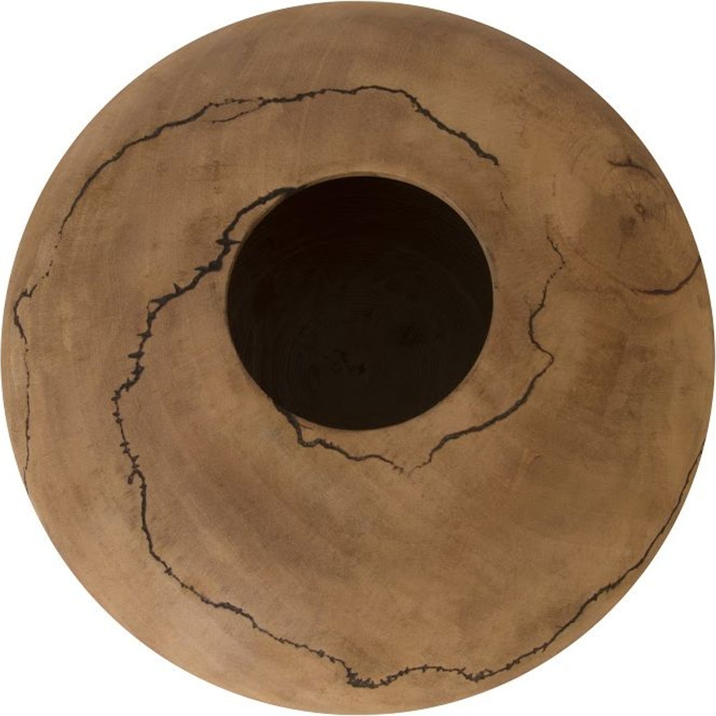 011 SR-820586 | Additional Silo | Lightning Vase by Phillips Collection in brown and charred, natural. Made from wood in a eclectic & global style.