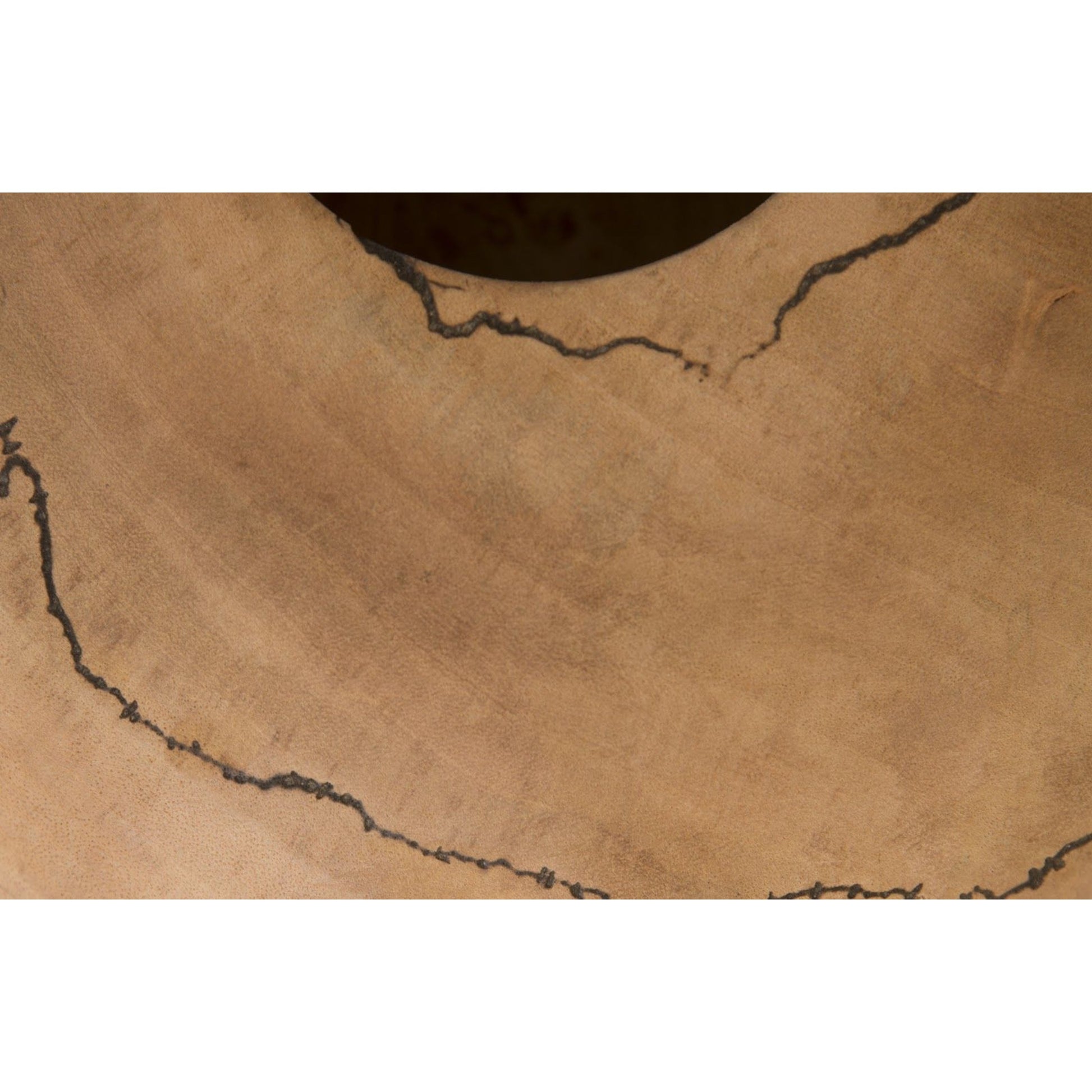 Lightning Vase by Phillips Collection in brown and charred, natural. Made from wood in a eclectic & global style.