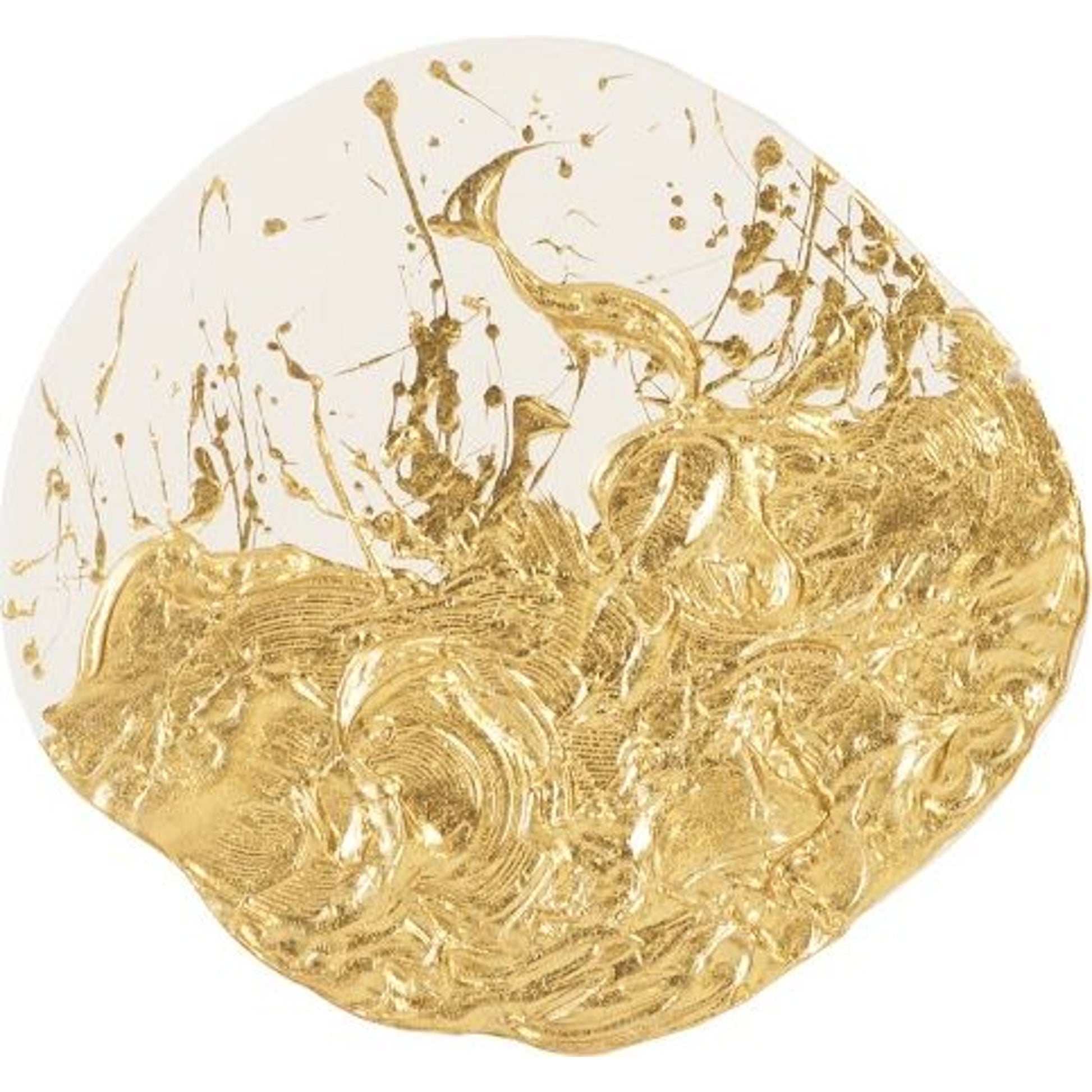 Wisp Wall Tile by Phillips Collection in black, silver and silver leaf. Made from wood in a eclectic & global style.