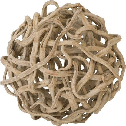 Vine Ball by Phillips Collection in natural. Made from wood in a coastal style.