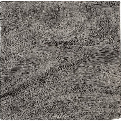 Inverted Pyramid Side Table by Phillips Collection. Made from wood, chamcha wood, metal, iron in a rustic style.