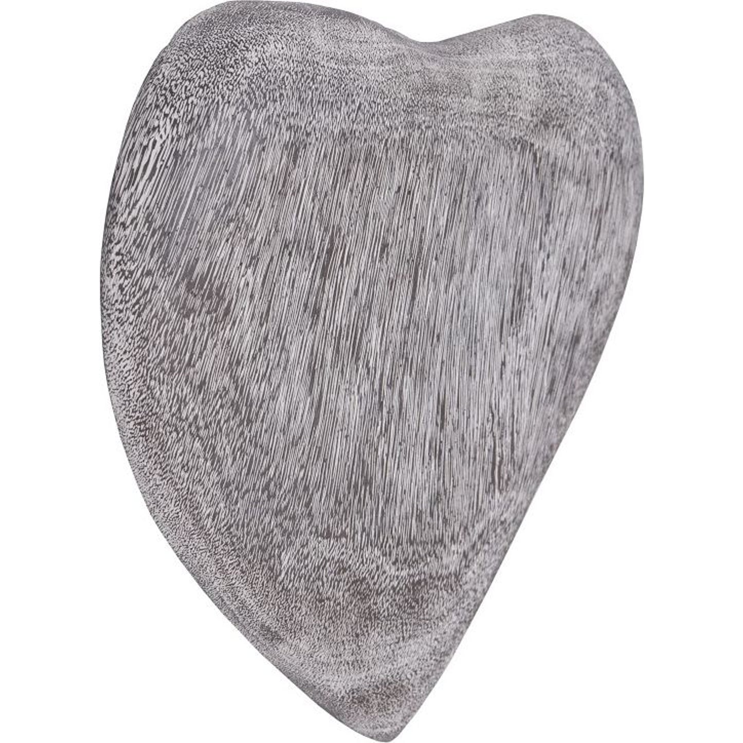 000 SR-820525 | Primary Silo | Heart Wall Tile by Phillips Collection in gray and gray stone. Made from wood in a eclectic & global style.