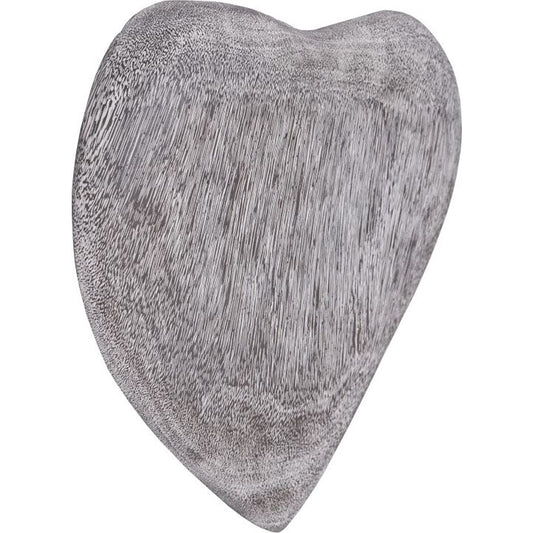 Heart Wall Tile by Phillips Collection in gray and gray stone. Made from wood in a eclectic & global style.
