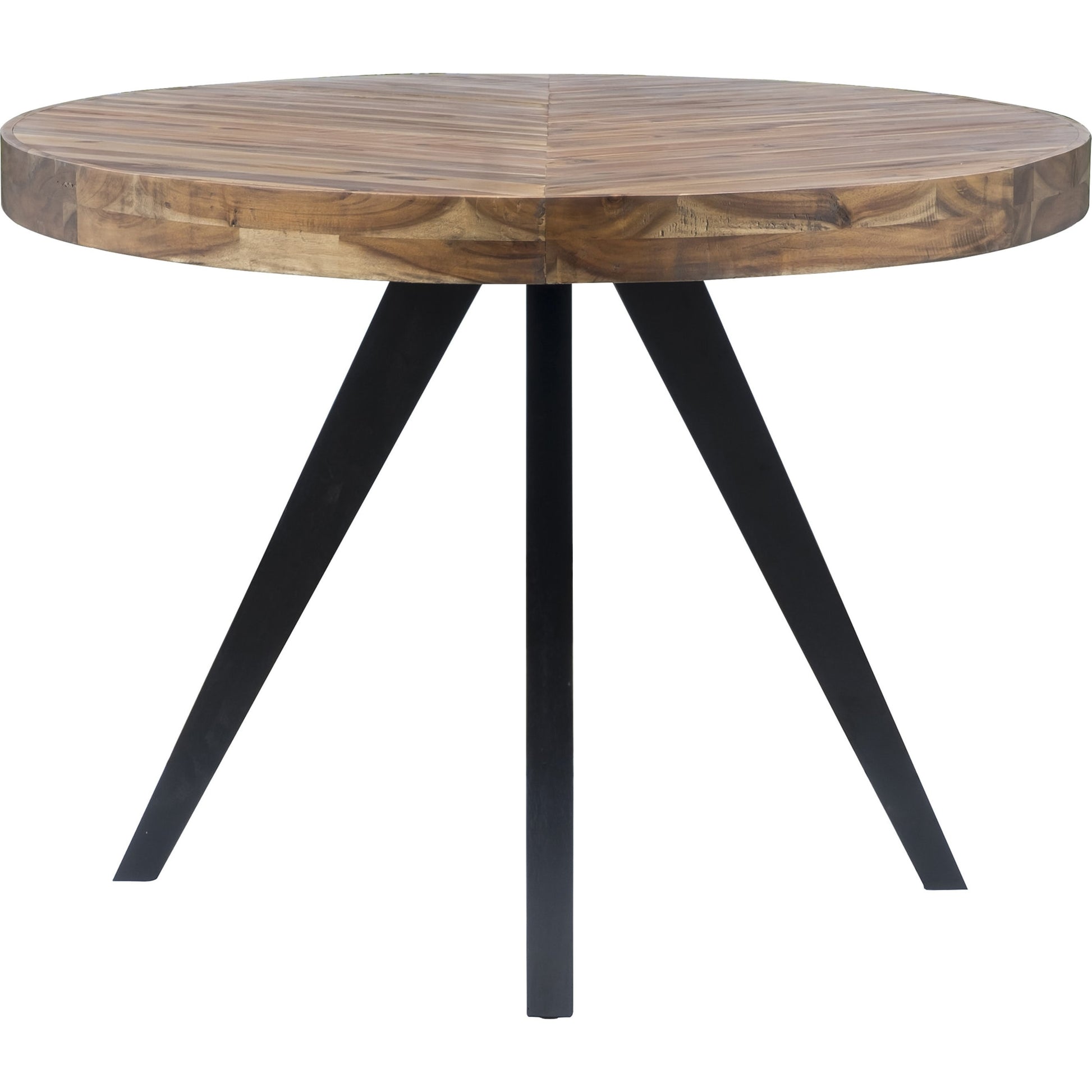 Parq Oval Dining Table by Moe's Home Collection in cappuccino. Made from solid acacia, mdf in a modern style.