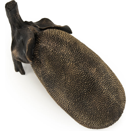 Resin Jackfruit by Zentique in distressed bronze and resin. Made from resin in a cottage & farmhouse style.