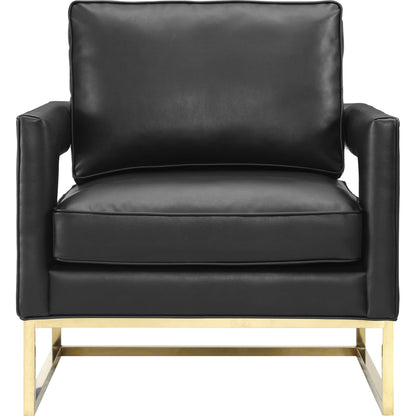 Avery Chair by TOV Furniture in gold. Made from unique in a modern style.