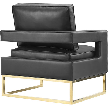 Avery Chair by TOV Furniture in gold. Made from unique in a modern style.