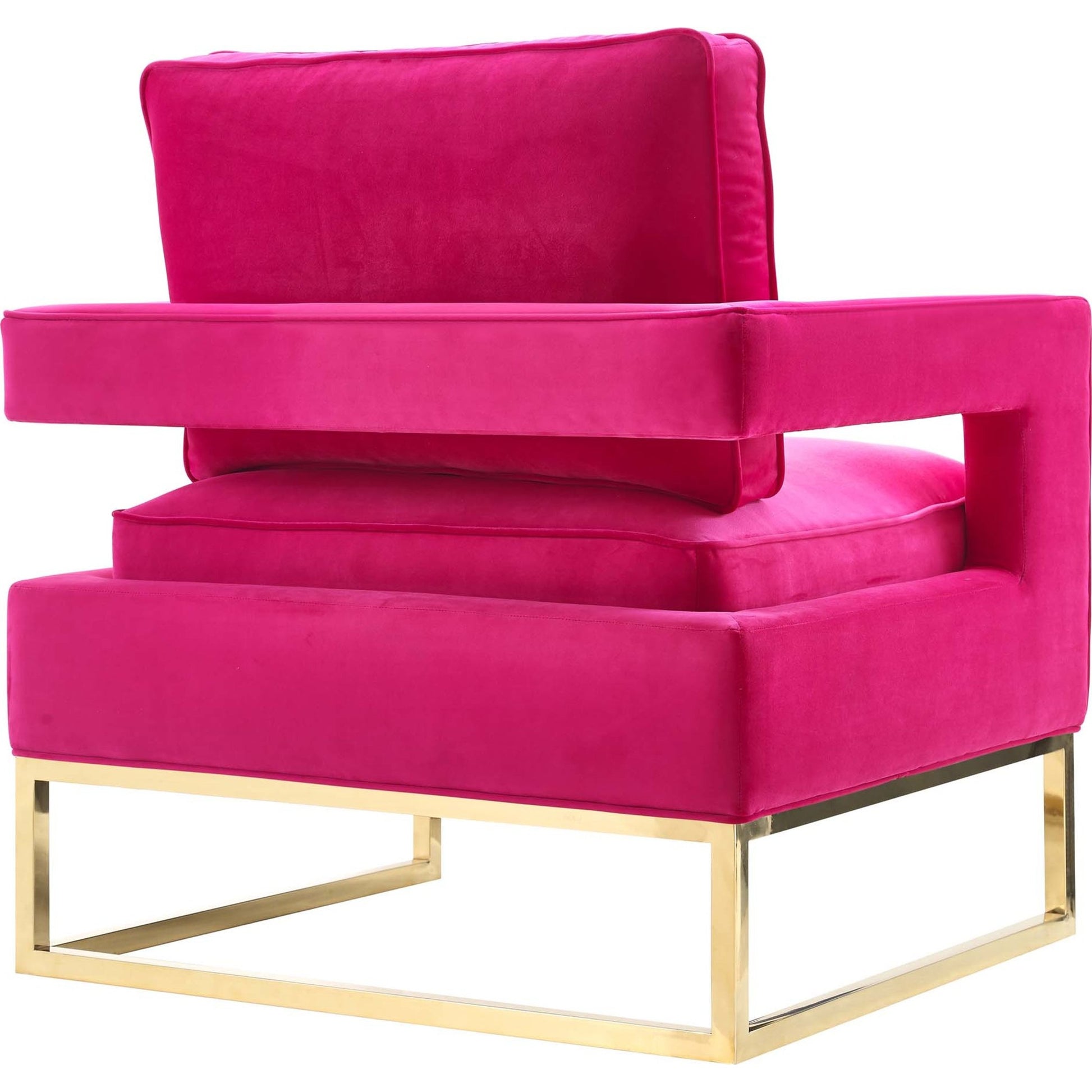 Avery Chair by TOV Furniture in gold. Made from unique in a modern style.