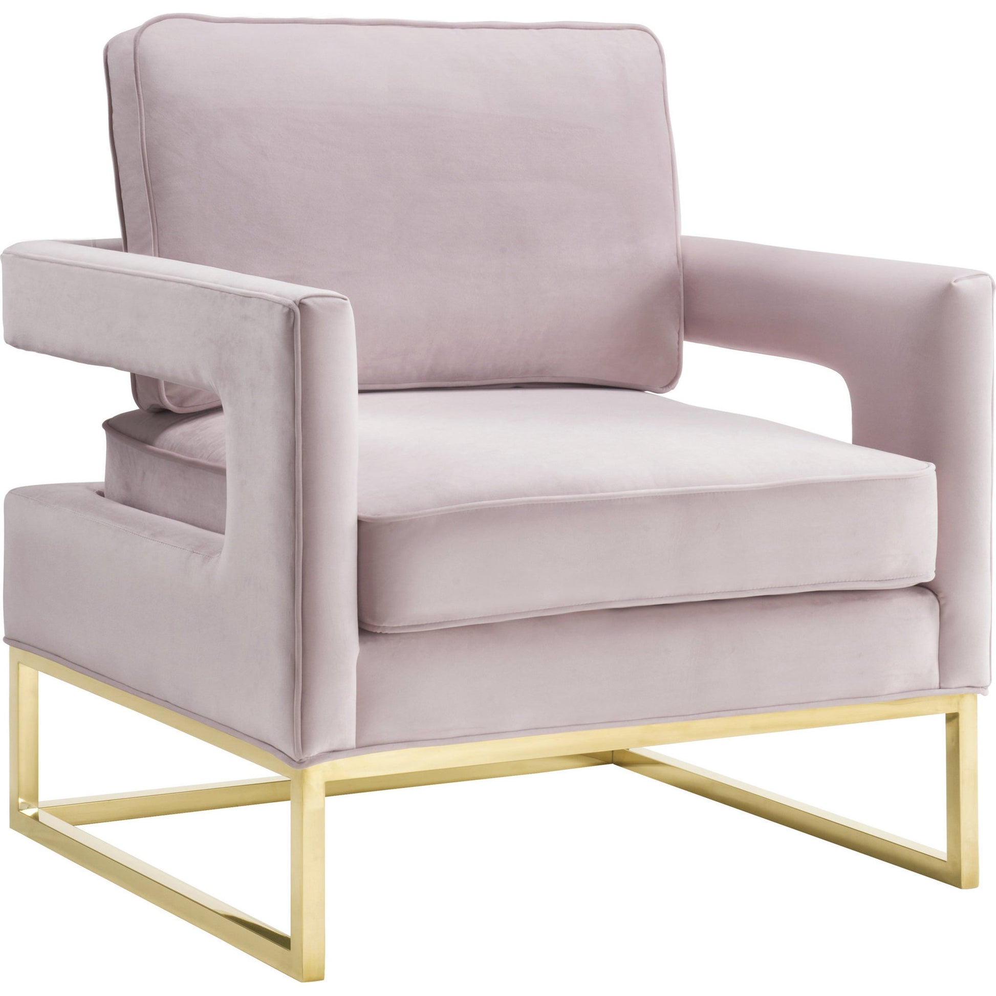 Avery Chair by TOV Furniture in gold. Made from unique in a modern style.