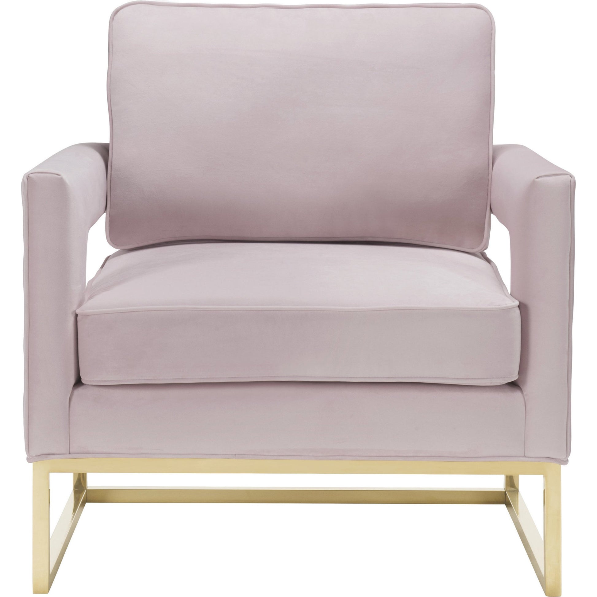 Avery Chair by TOV Furniture in gold. Made from unique in a modern style.