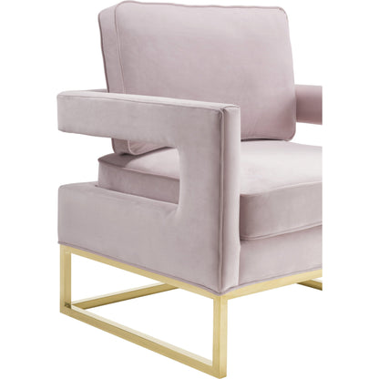Avery Chair by TOV Furniture in gold. Made from unique in a modern style.