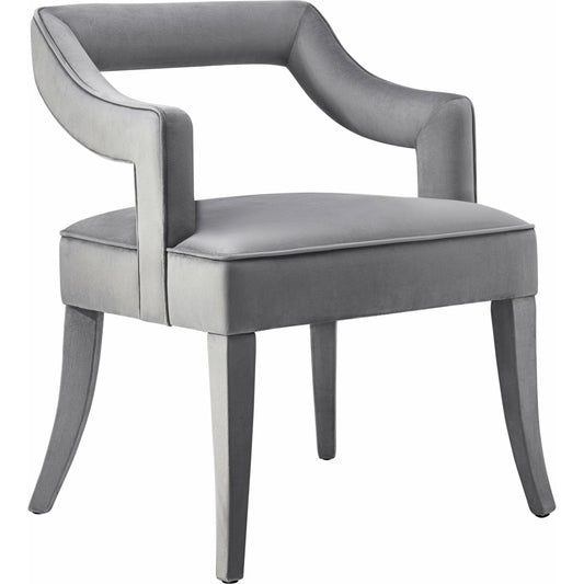 Tiffany Velvet Chair by TOV Furniture. Made from velvet, birch in a transitional style.