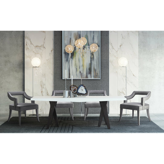 Tiffany Velvet Chair by TOV Furniture. Made from velvet, birch in a transitional style.