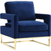 Avery Chair by TOV Furniture in gold. Made from unique in a modern style.