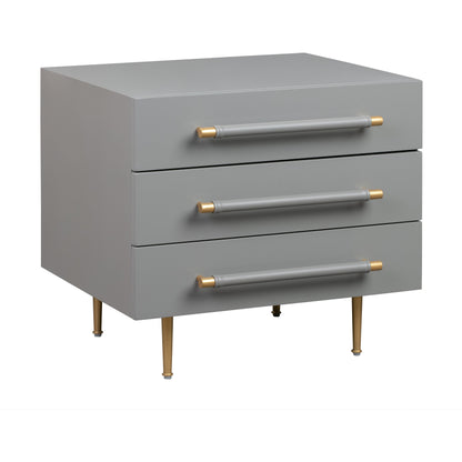 Trident Nightstand by TOV Furniture. Made from unique in a modern style.