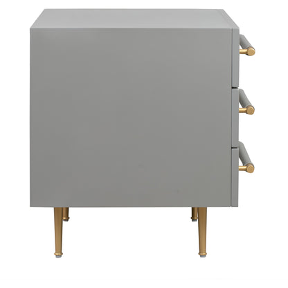 Trident Nightstand by TOV Furniture. Made from unique in a modern style.