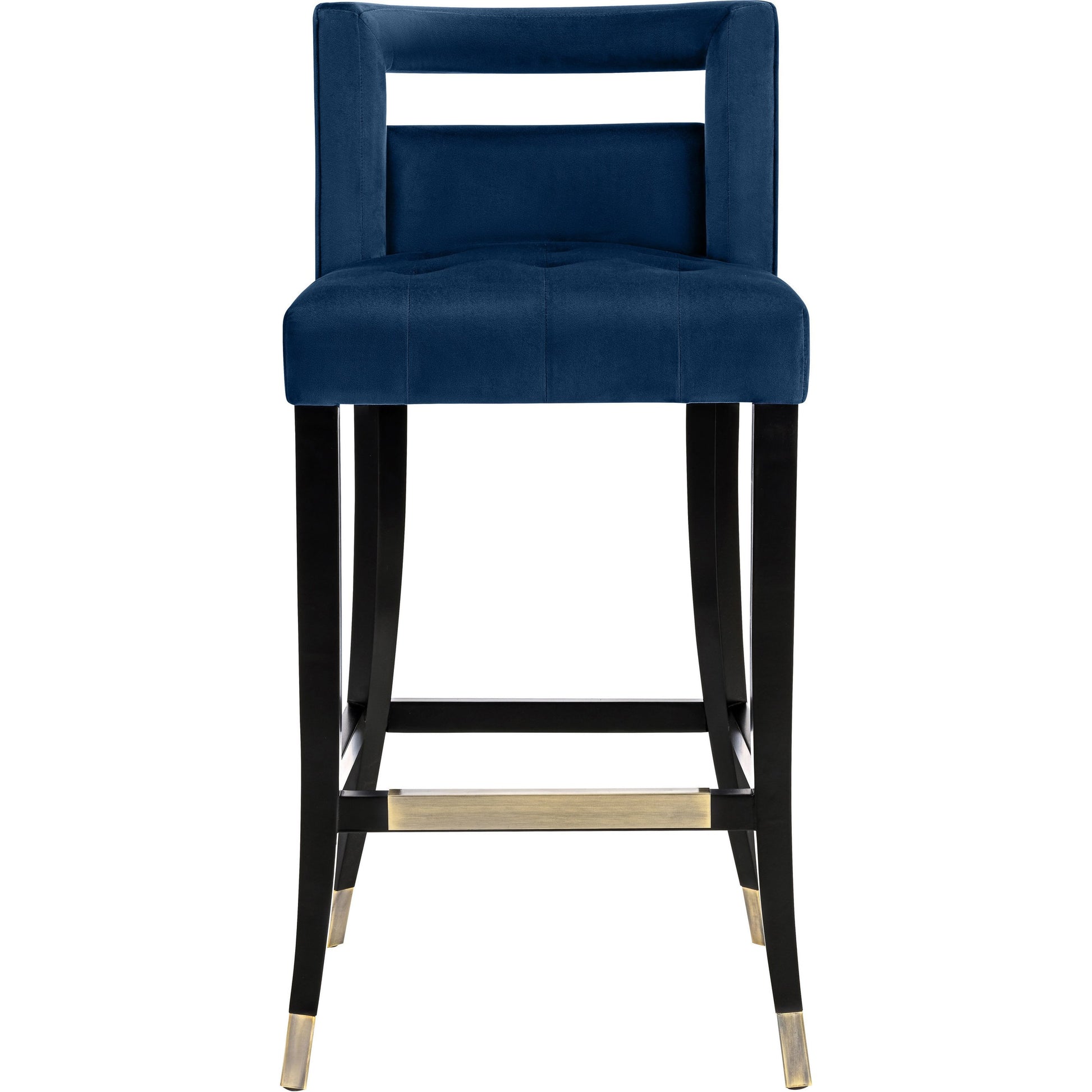 Hart Velvet Counter Stool by TOV Furniture. Made from velvet, birch in a transitional style.
