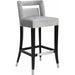 Hart Velvet Bar Stool by TOV Furniture. Made from velvet, birch in a transitional style.