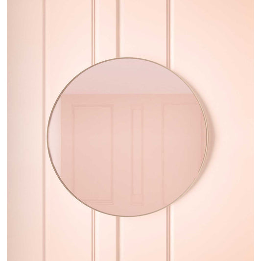 Rella Mirror by TOV Furniture in brass. Made from iron in a modern style.