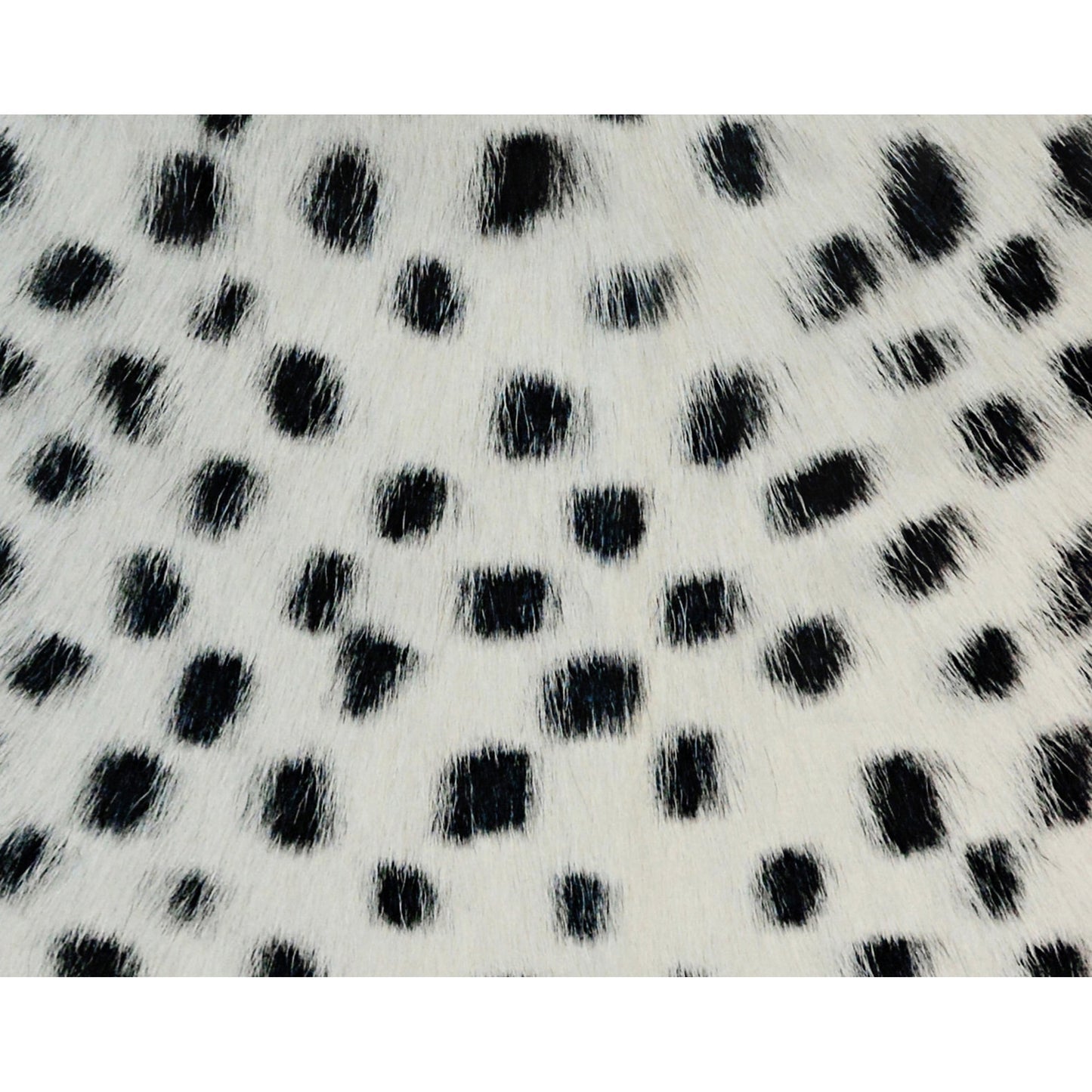 003 SR-893983 | Closeup | Goatskin Pillow by TOV Furniture in white leopard. Made from goatskin in a eclectic & global style.
