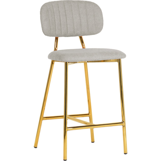 Ariana Counter Stool by TOV Furniture. Made from metal, plywood, velvet in a modern style.
