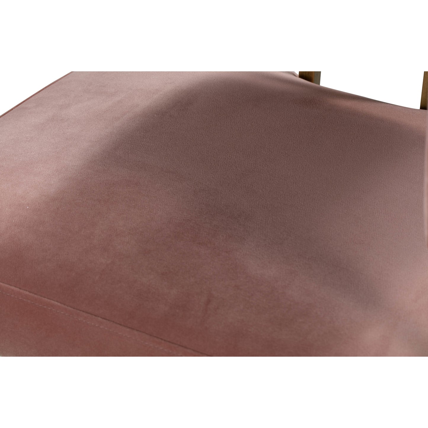 006 SR-389533 | Closeup | Astrid Counter Stool by TOV Furniture in blush. Made from velvet in a modern style.