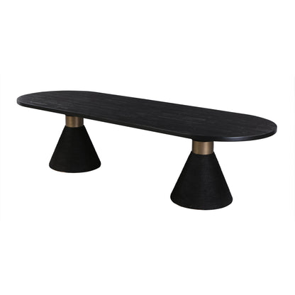 Rishi Table by TOV Furniture. Made from acacia in a modern style.