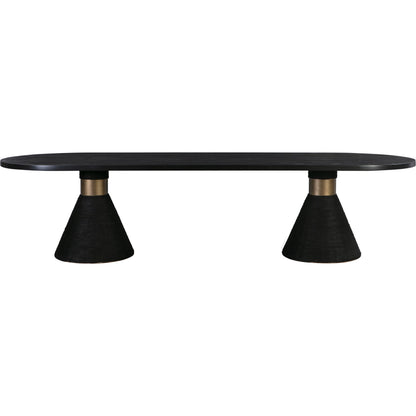 Rishi Table by TOV Furniture. Made from acacia in a modern style.