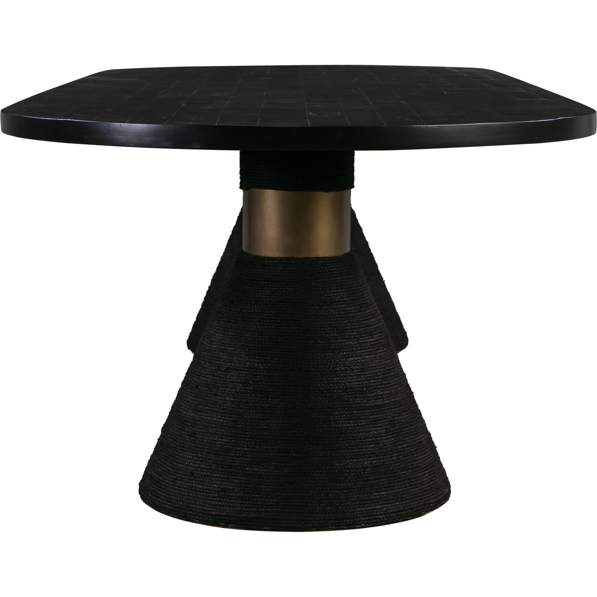 Rishi Table by TOV Furniture. Made from acacia in a modern style.