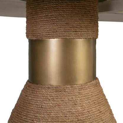 Rishi Table by TOV Furniture. Made from acacia in a modern style.