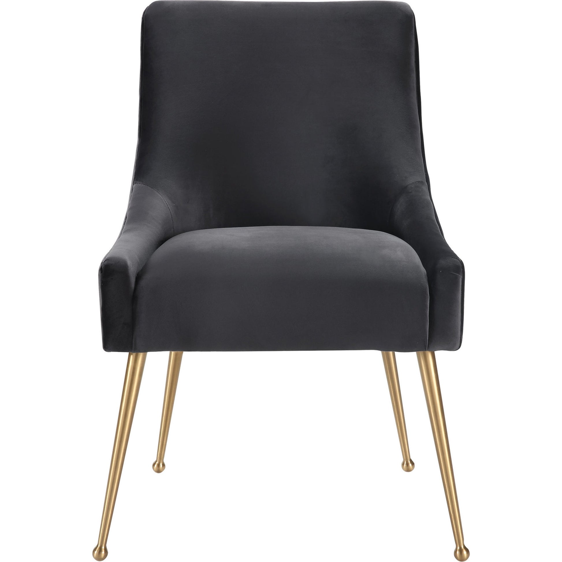 Beatrix Side Chair by TOV Furniture. Made from velvet in a modern style.