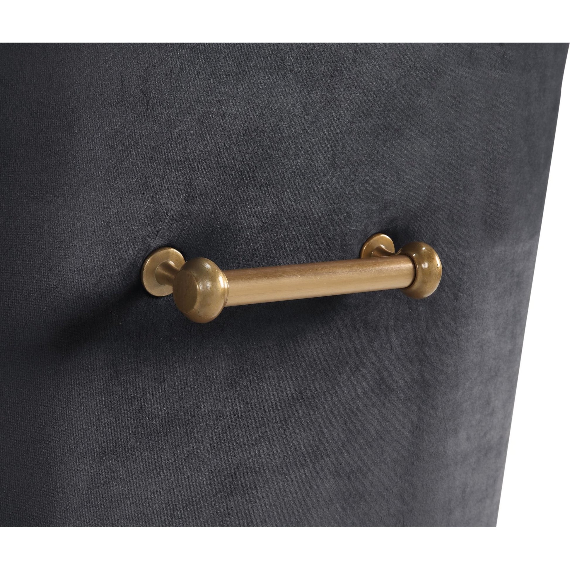 Beatrix Side Chair by TOV Furniture. Made from velvet in a modern style.