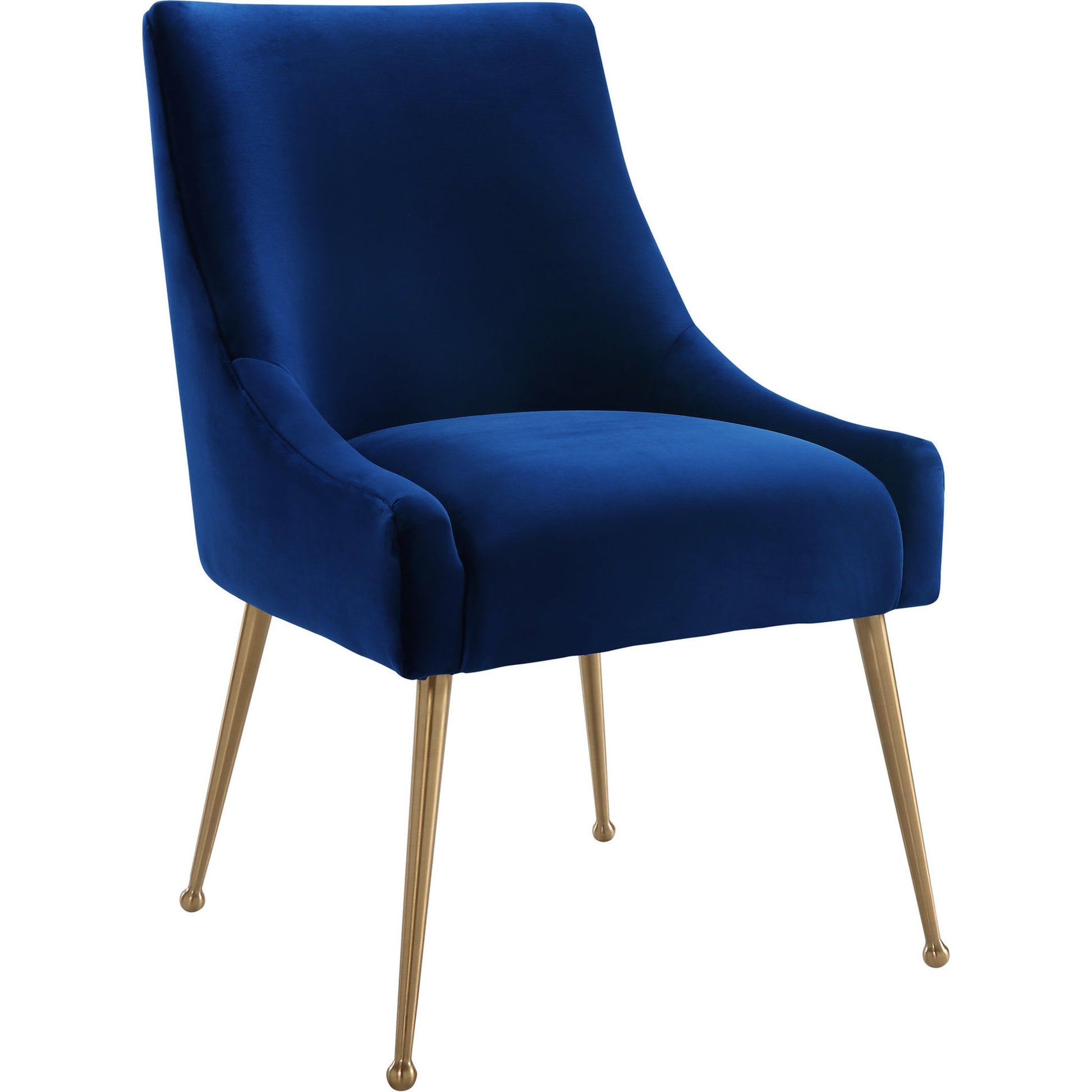 Beatrix Side Chair by TOV Furniture. Made from velvet in a modern style.