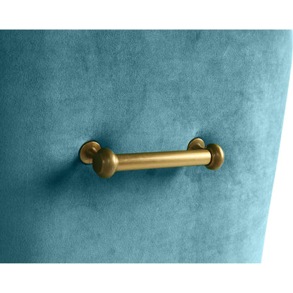 Beatrix Side Chair by TOV Furniture. Made from velvet in a modern style.