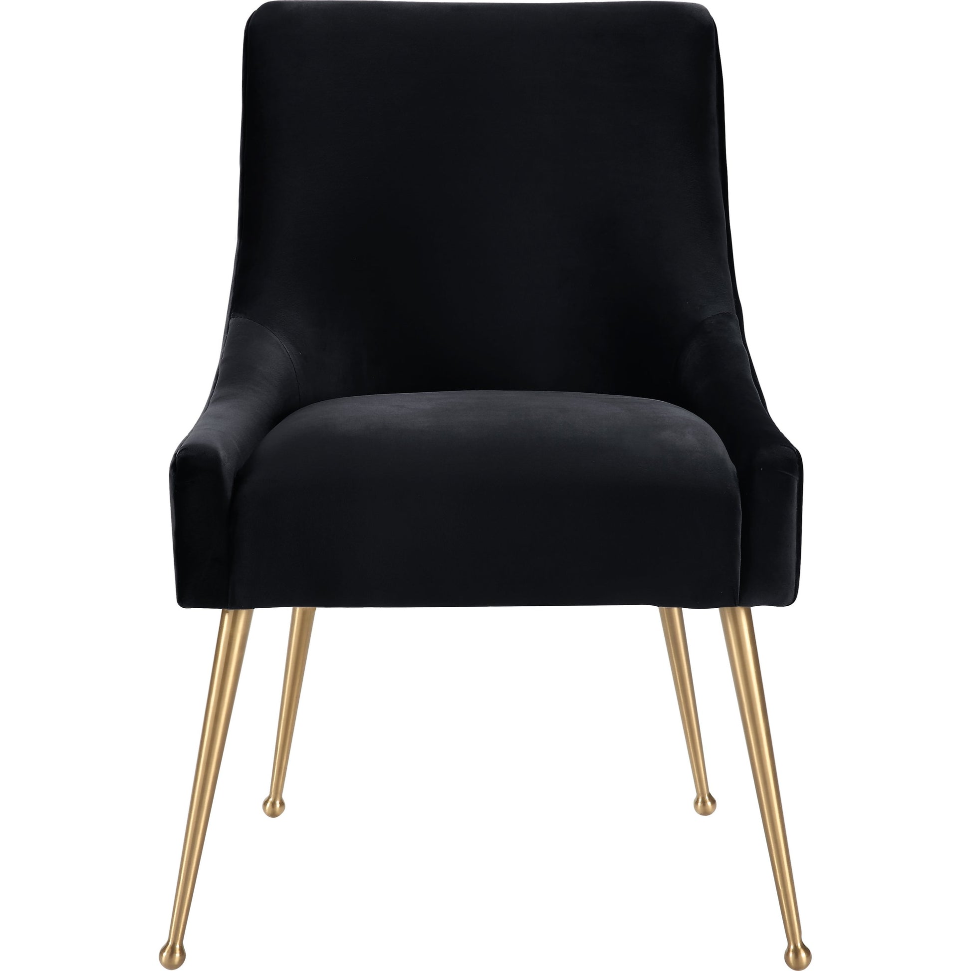 Beatrix Side Chair by TOV Furniture. Made from velvet in a modern style.
