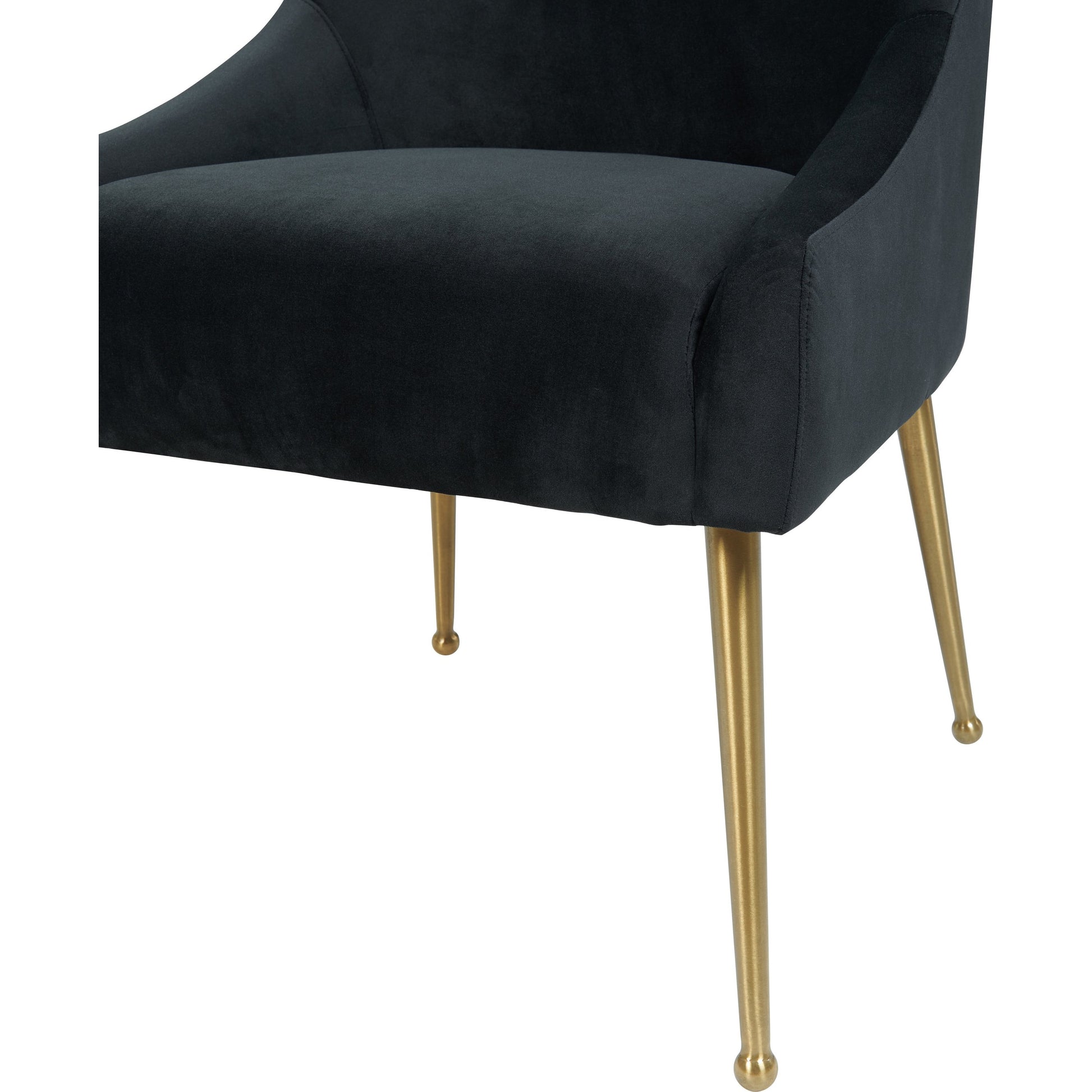 Beatrix Side Chair by TOV Furniture. Made from velvet in a modern style.