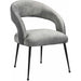 Rocco Dining Chair by TOV Furniture. Made from velvet, pine, stainless steel in a modern style.