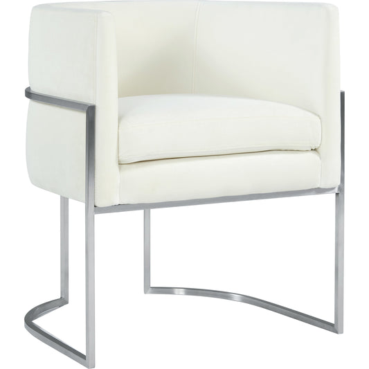 Giselle Dining Chair by TOV Furniture. Made from velvet in a modern style.
