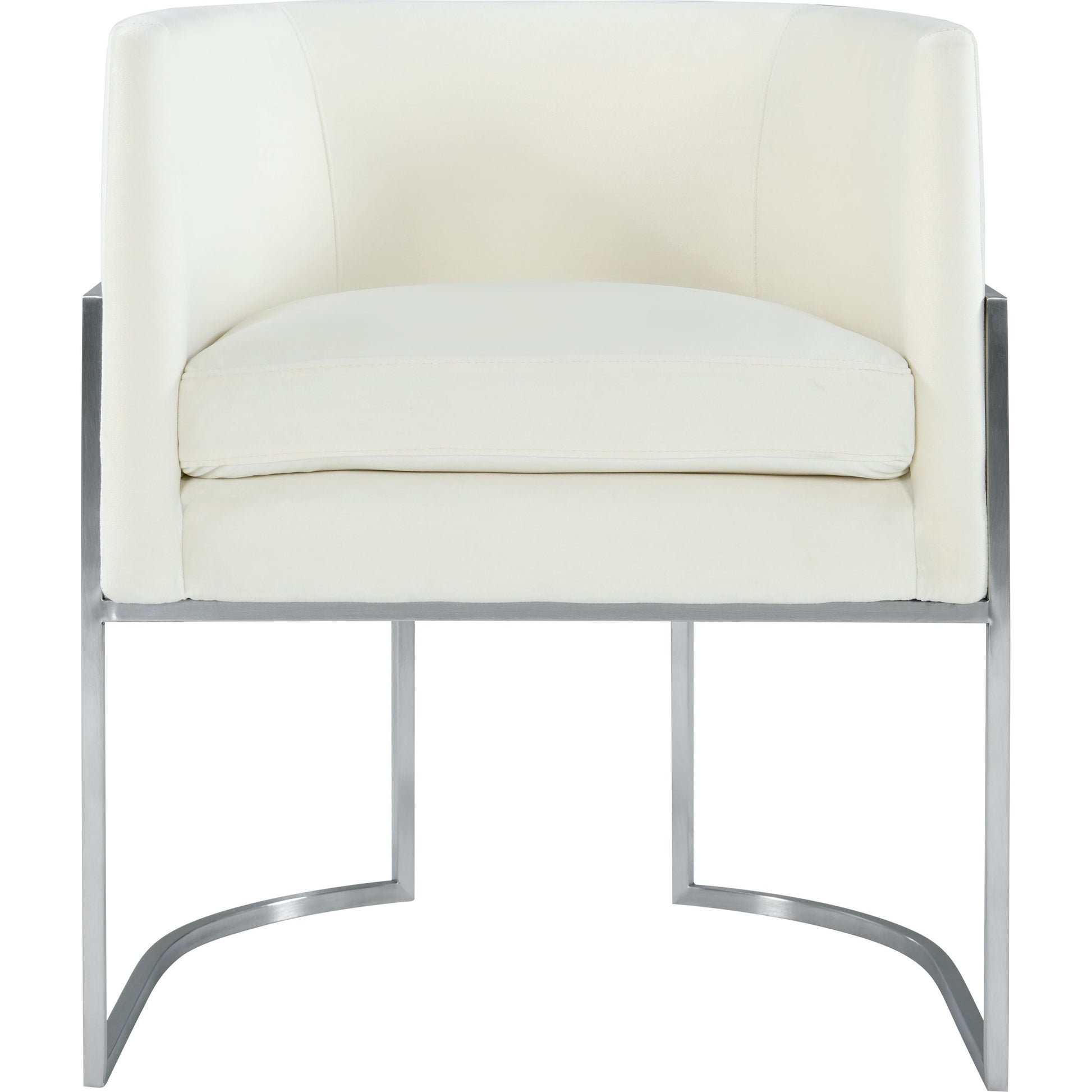 Giselle Dining Chair by TOV Furniture. Made from velvet in a modern style.