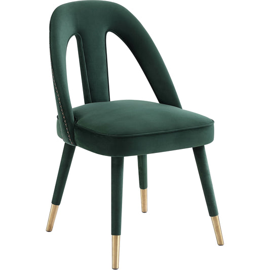 Petra Side Chair by TOV Furniture. Made from velvet in a modern style.
