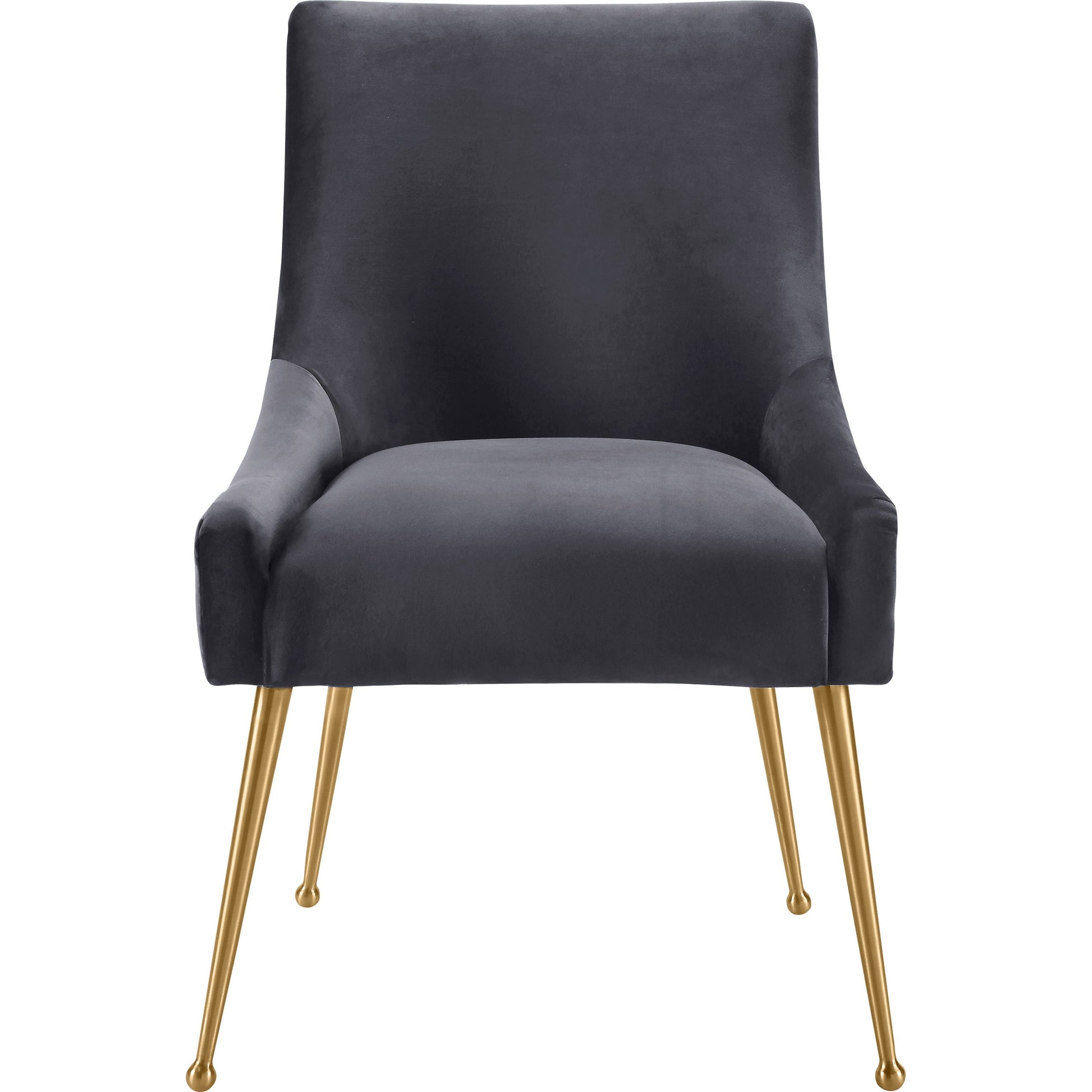 Beatrix Side Chair by TOV Furniture. Made from velvet in a modern style.