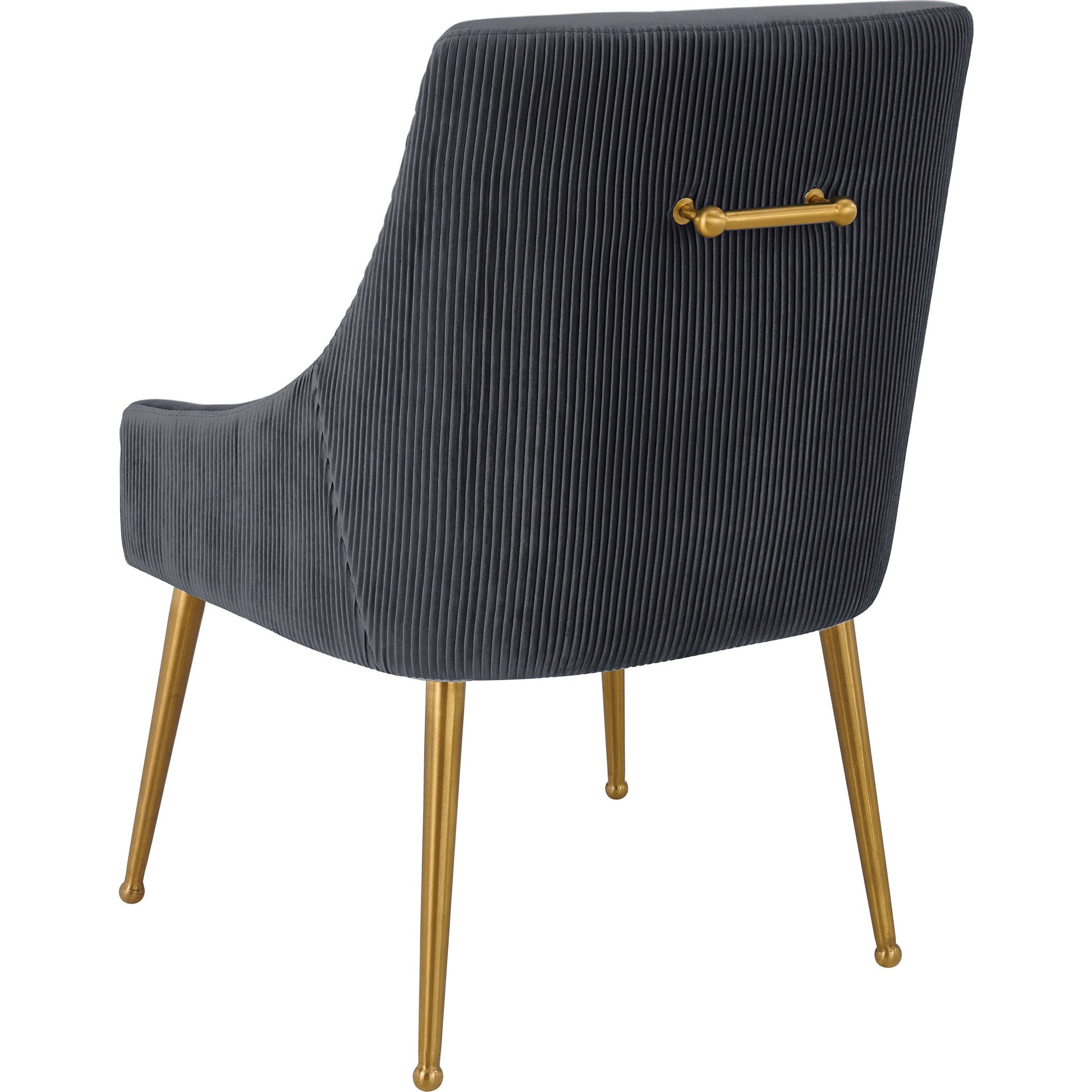 Beatrix Side Chair by TOV Furniture. Made from velvet in a modern style.