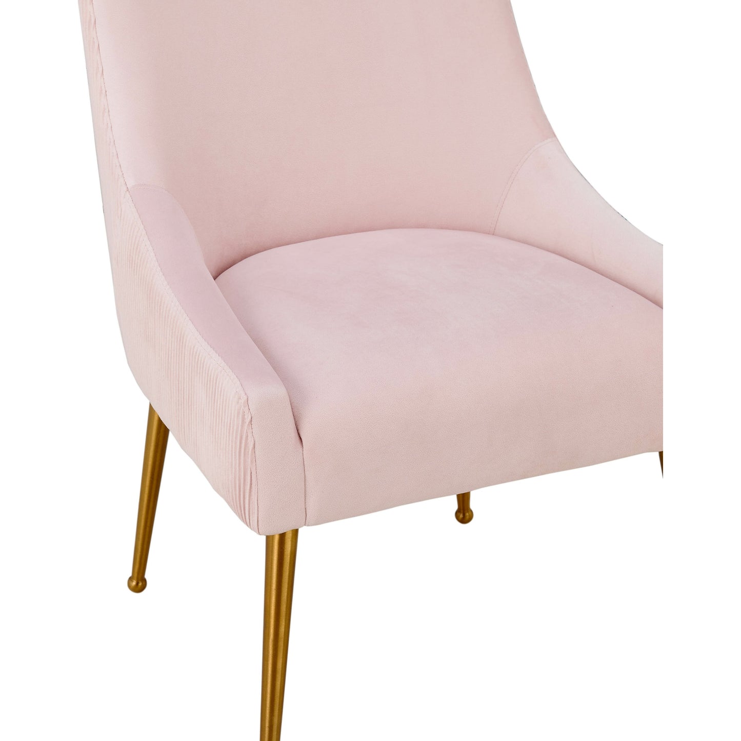 035 SR-759187 | Closeup | Beatrix Side Chair by TOV Furniture. Made from velvet in a modern style.