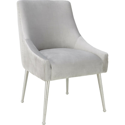 Beatrix Side Chair by TOV Furniture. Made from velvet in a modern style.