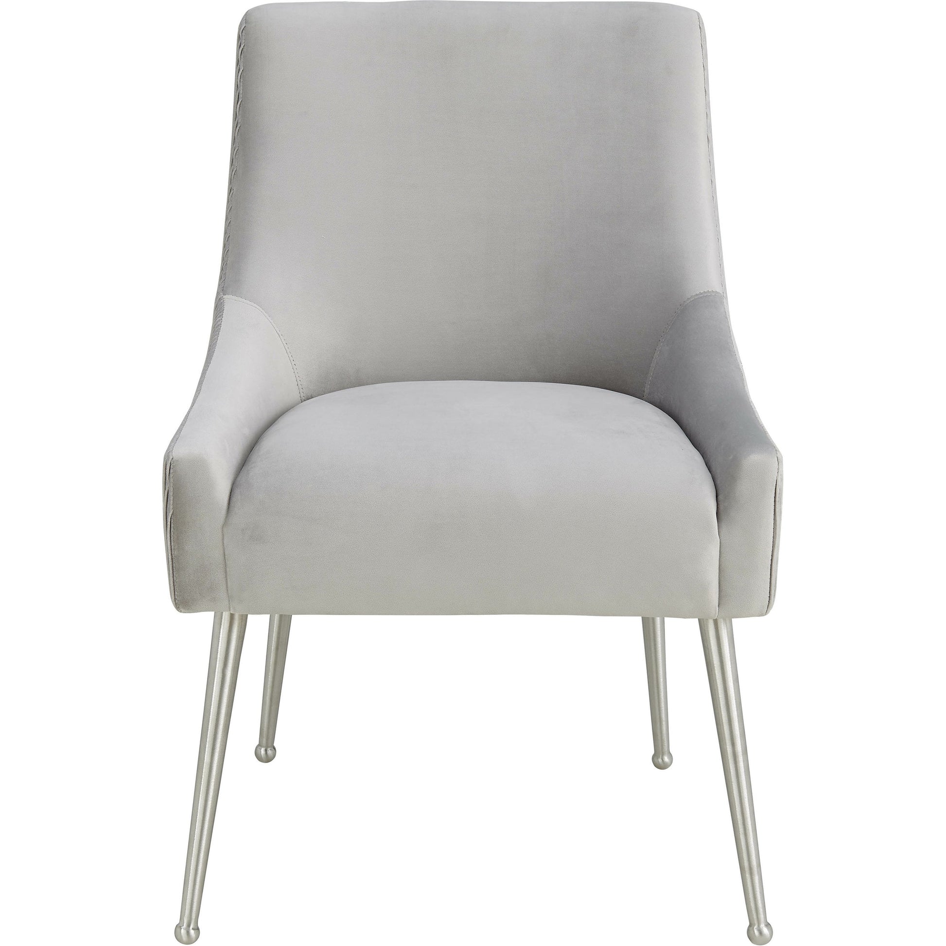 Beatrix Side Chair by TOV Furniture. Made from velvet in a modern style.